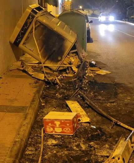 Estado en que quedaron los contenedores/TA.